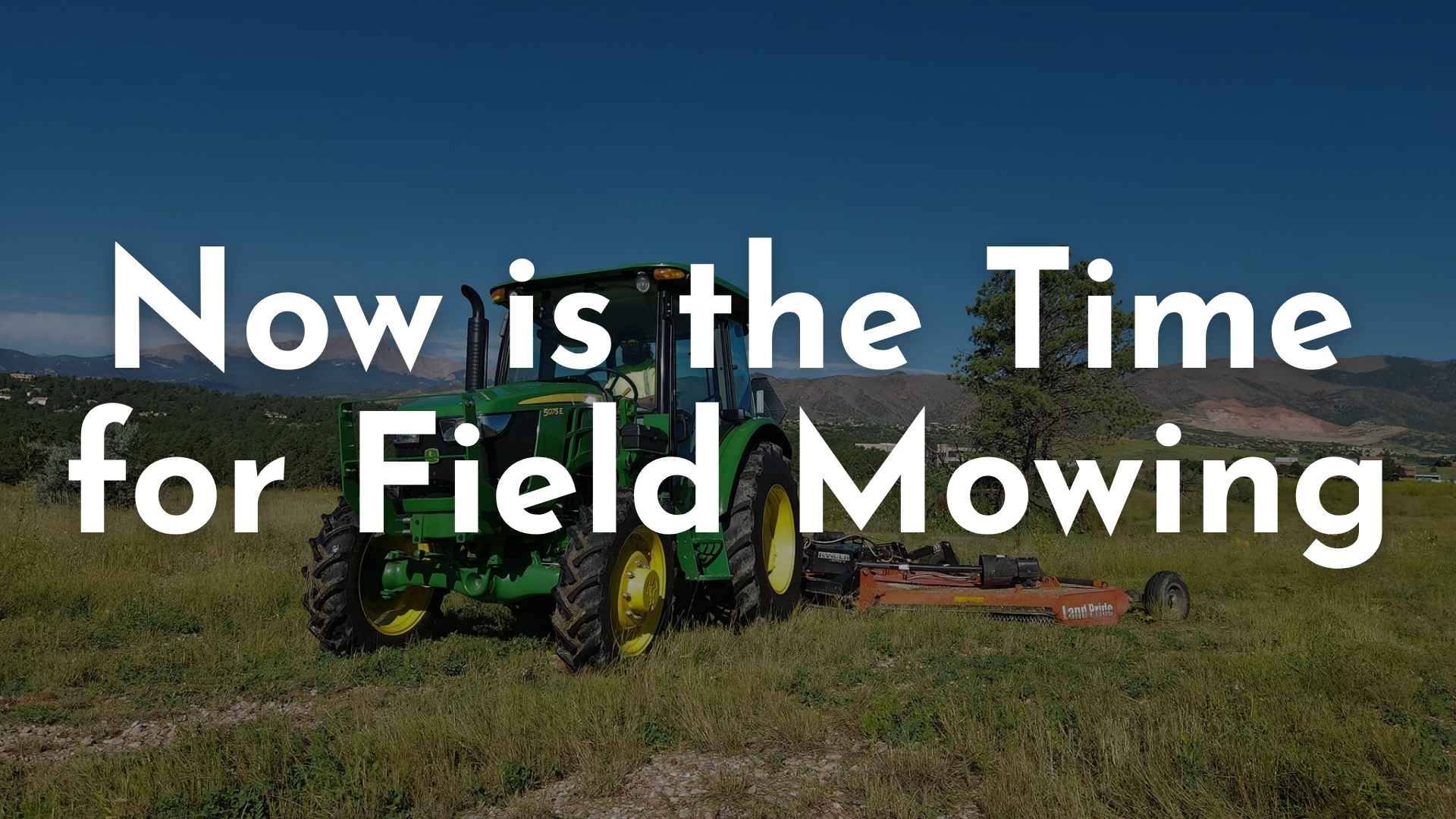 Discover why fall field mowing is essential for Colorado properties. Professional mowing creates defensible space and protects your acreage from wildfire threats this season